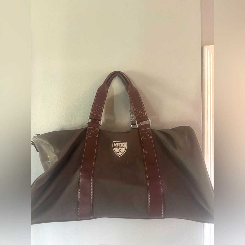Brown Leather Travel Bag